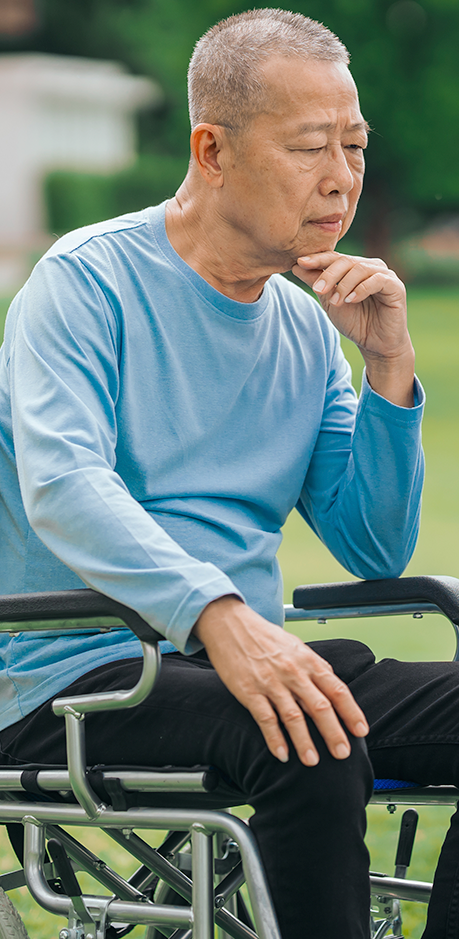 A recovering RIW patient